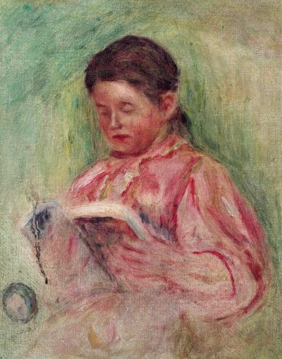 女性の読書 作： Pierre Auguste Renoir